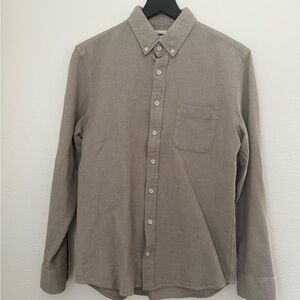 Taylor Stitch Men's Brown Waffle Shirt